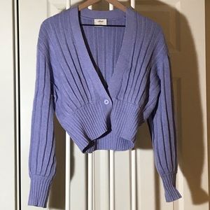 Aritzia Wilfred periwinkle cardigan S